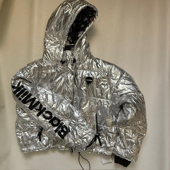 BlackMilk - Silver Galactic Puffer Jacket Metallic Meteor - Picture 3 of 11
